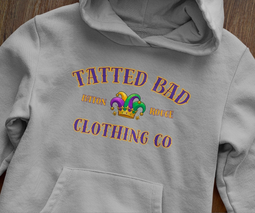 Mardi Gras Hoodie (Grey)