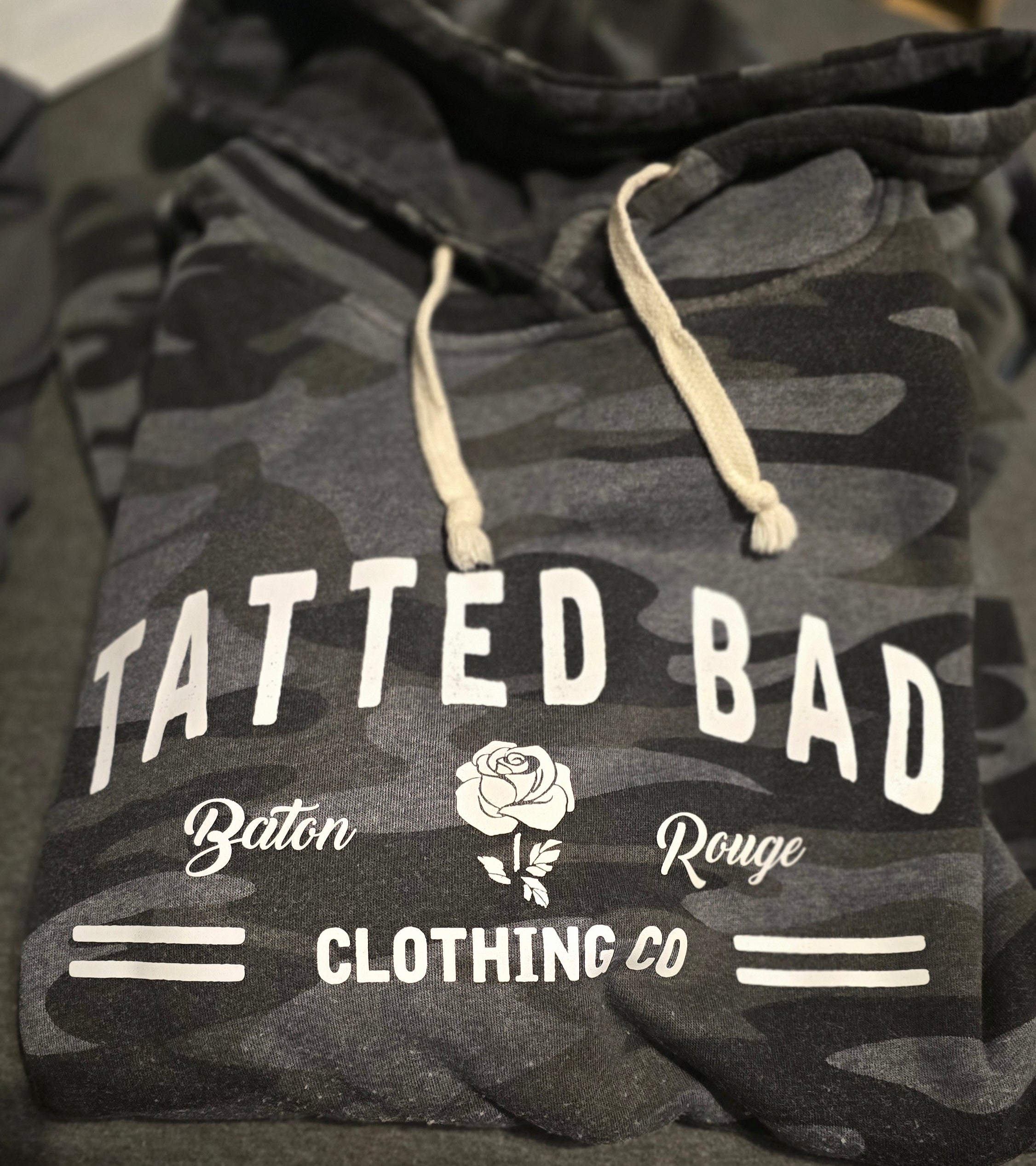 Black/Grey Camo Hoodie